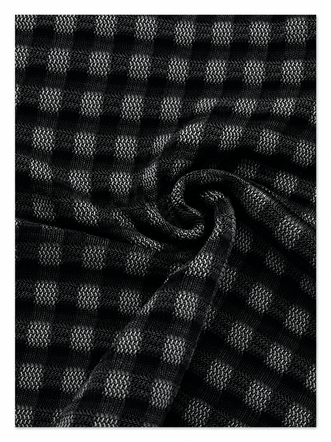 Sheer Jacquard Knit