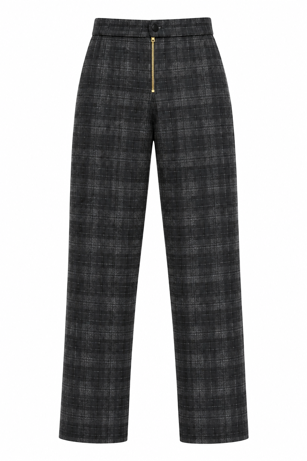 The Arlington Plaid Cigarette Trouser
