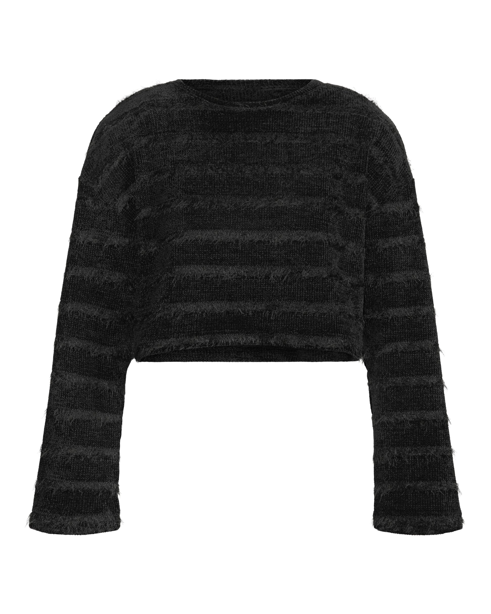 Black Chenille Fabric
