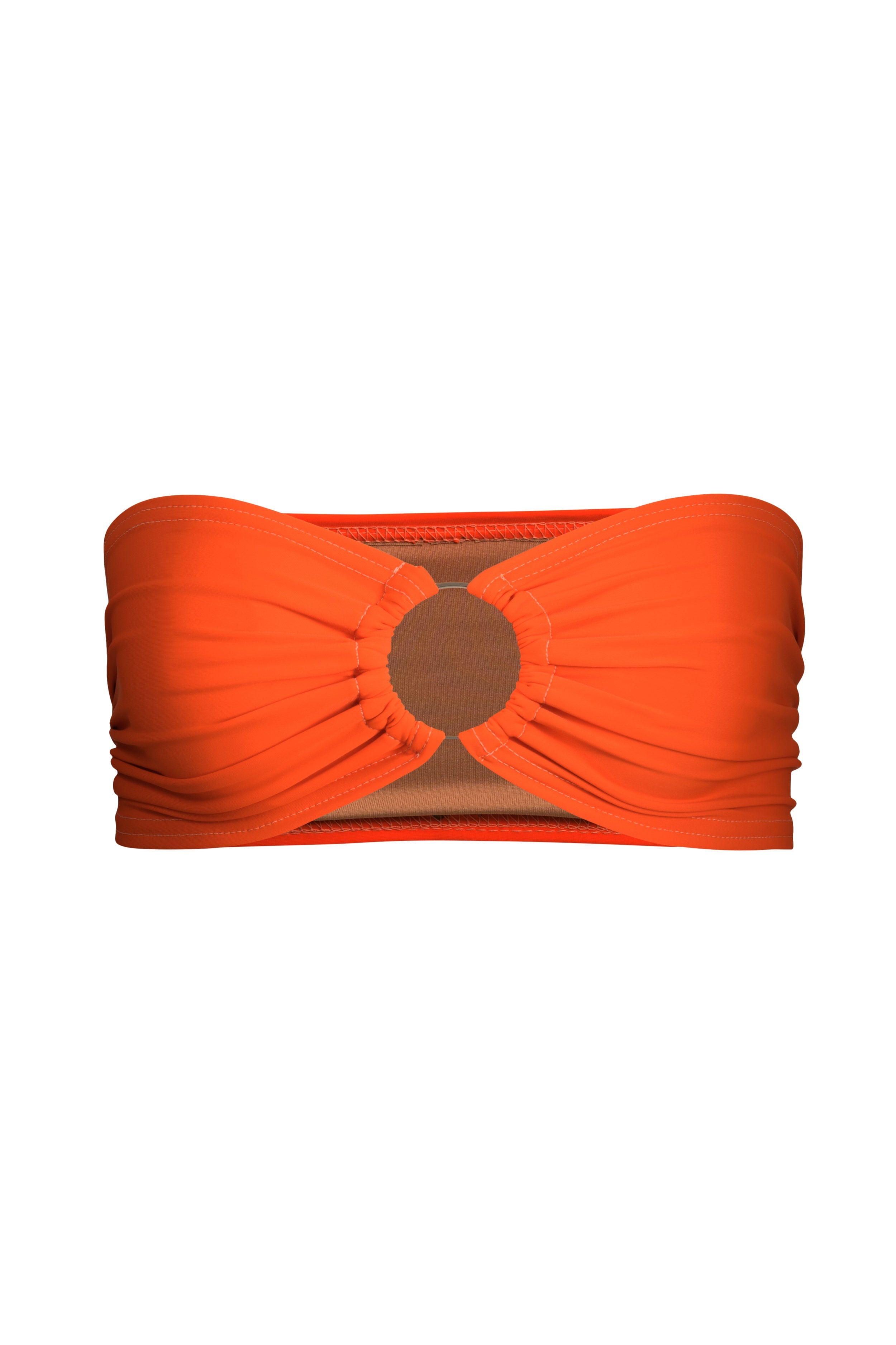 Orange Swim Fabric