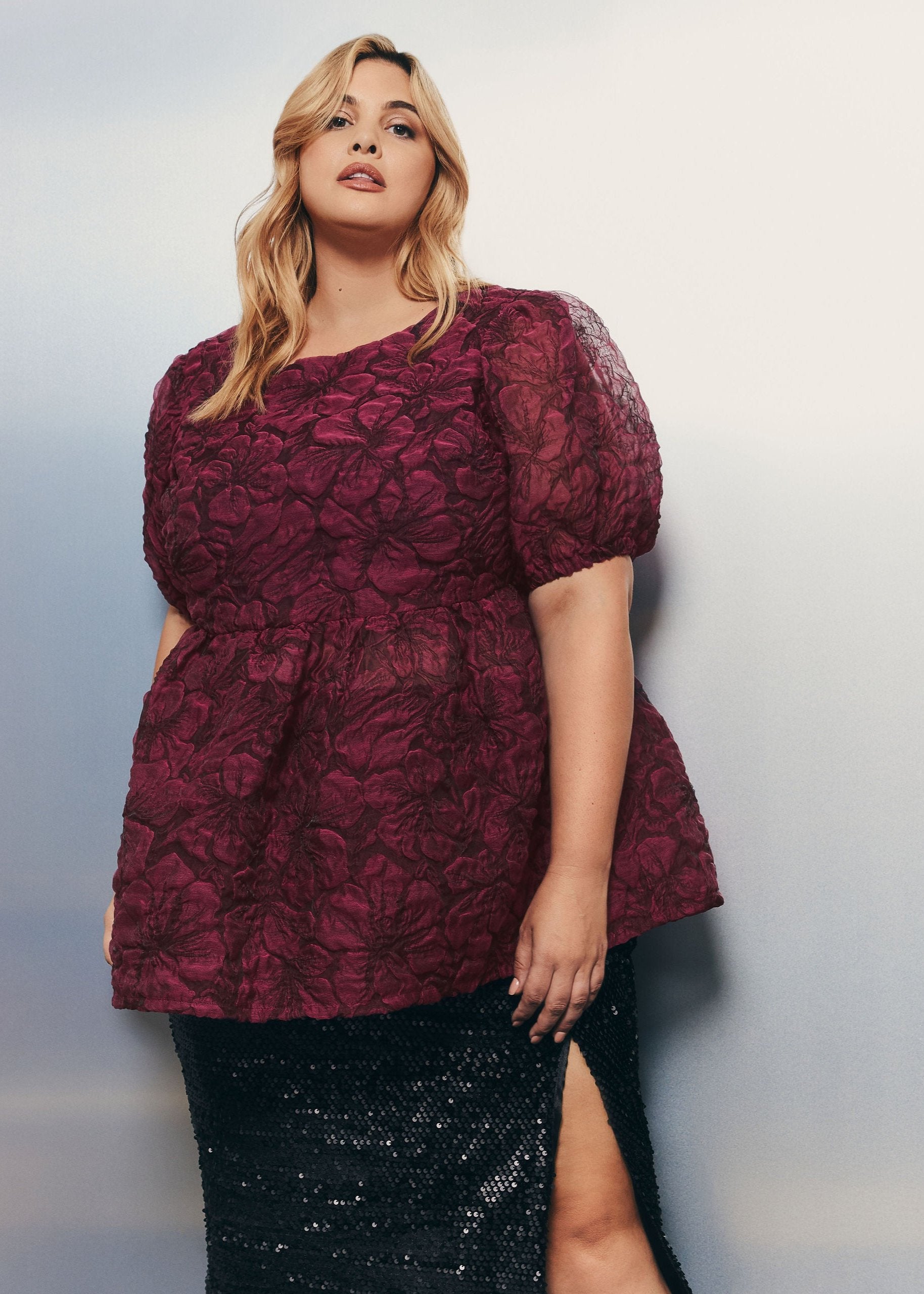 Floral Blouson Top
