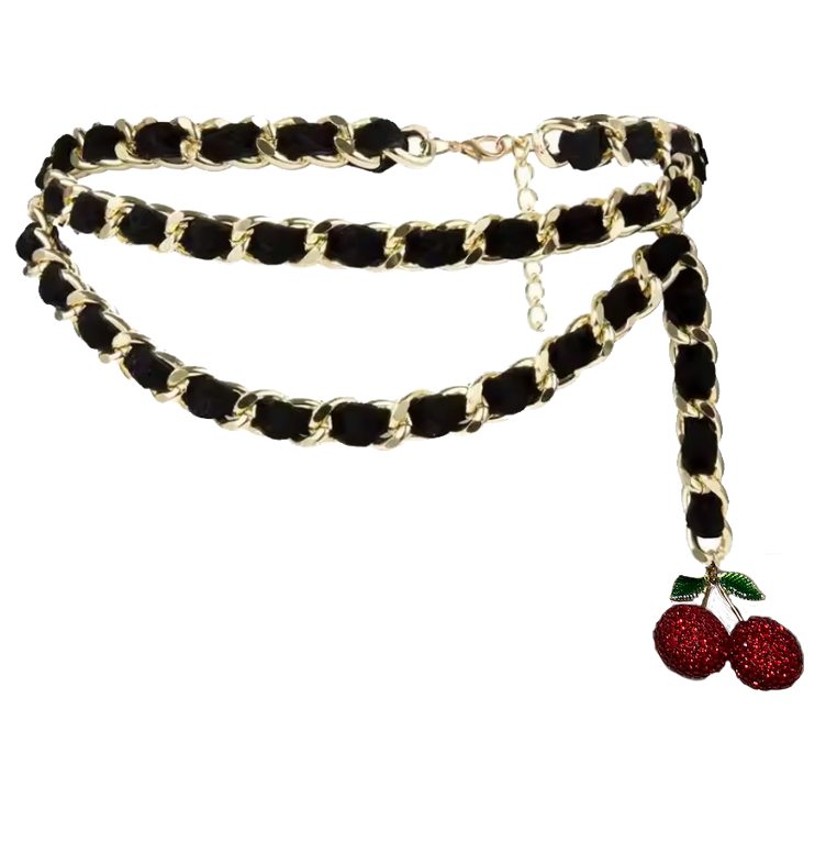 Cherry Chain Belt