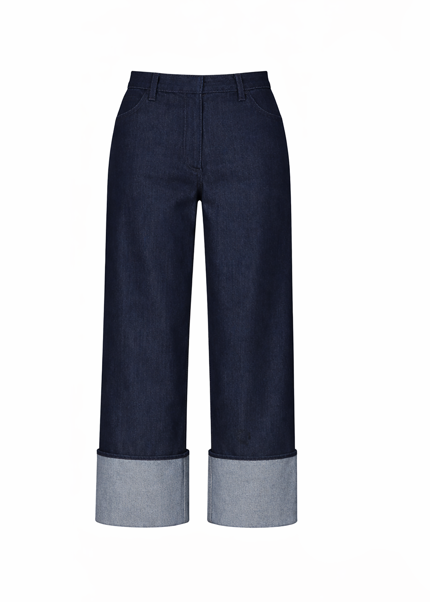 Wide Cuffed Jeans