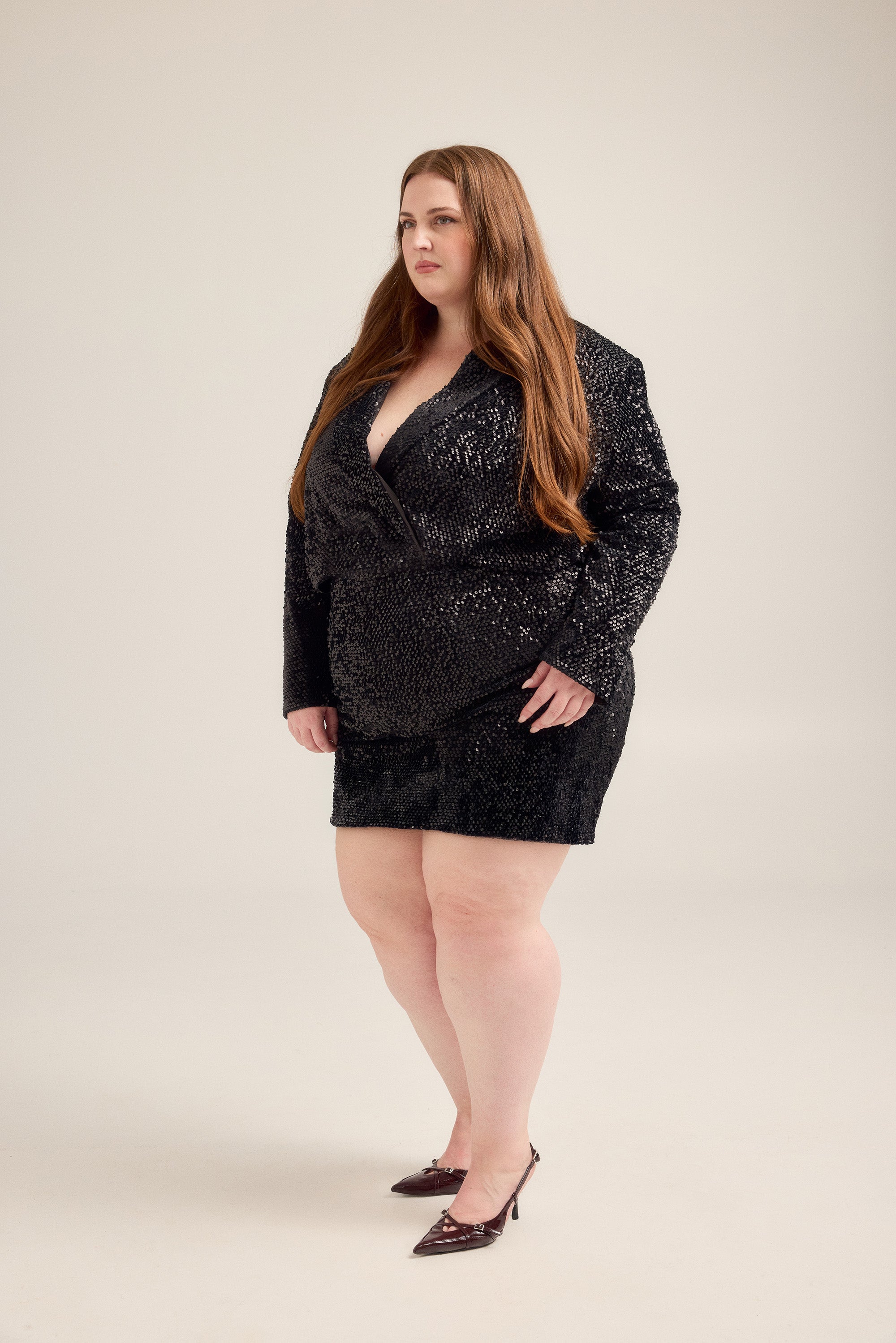 Sequin Mini Skirt