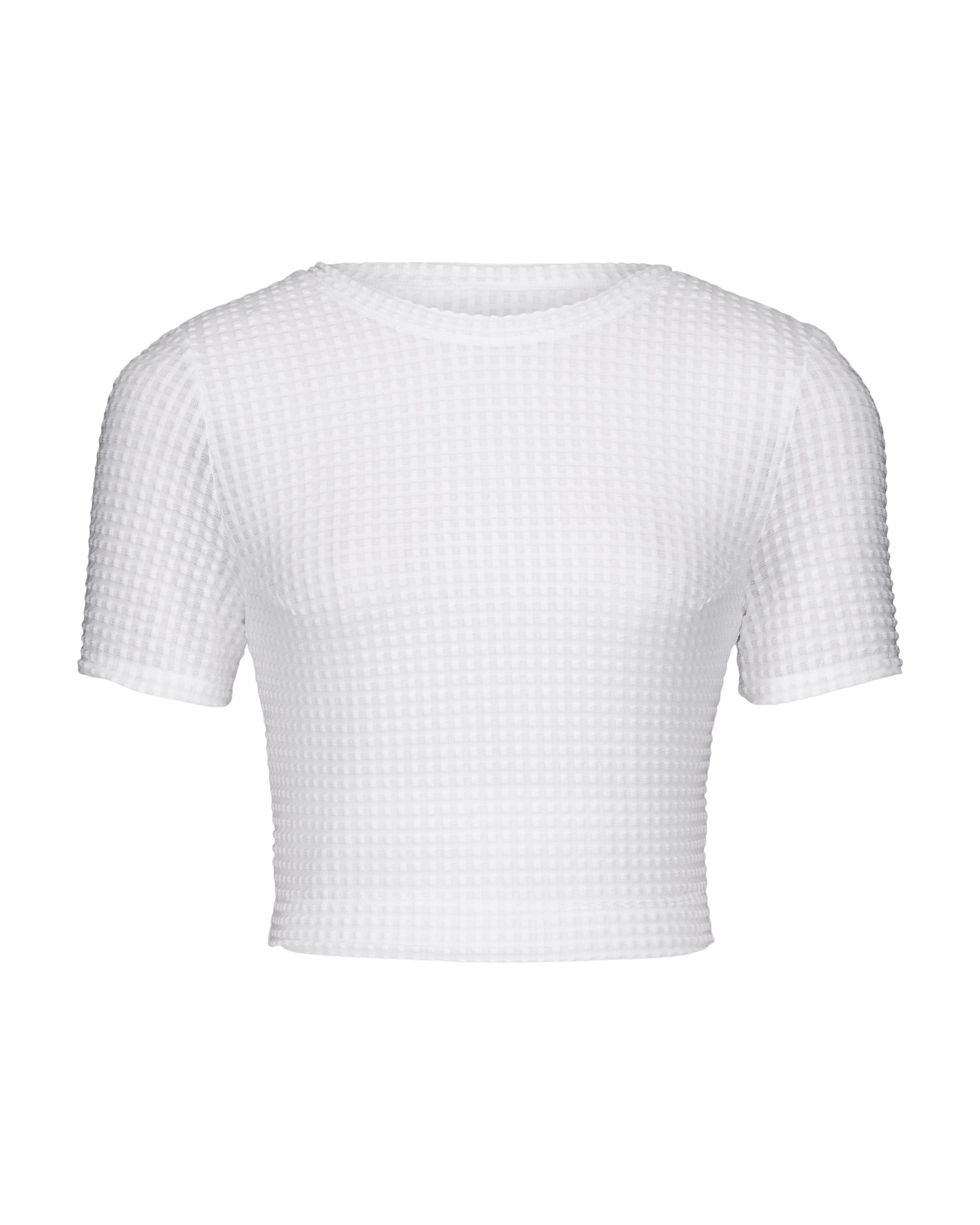Geometric Knit Tee