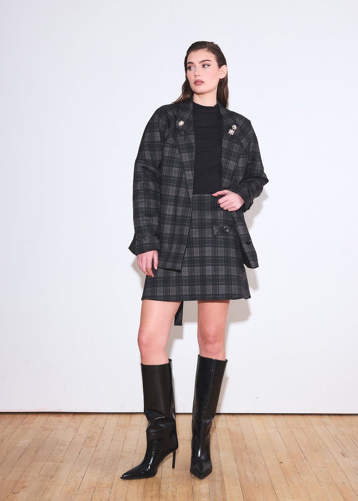 The Arlington Plaid Mini Skirt