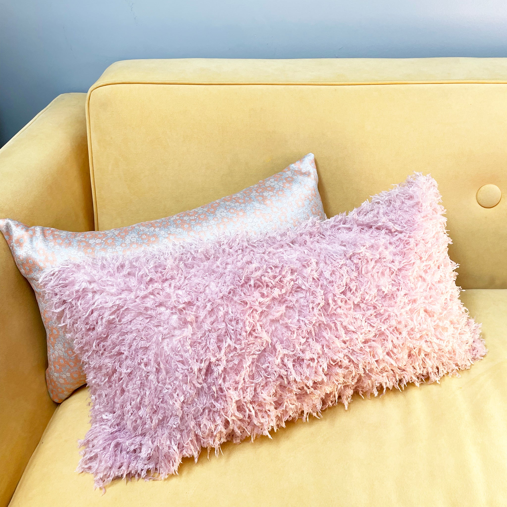 Blush Knit Feathers
