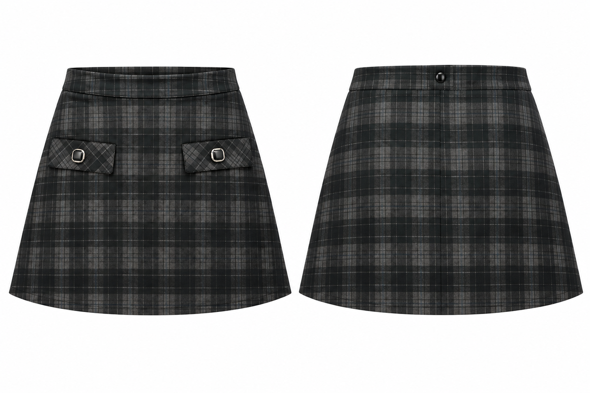 The Arlington Plaid Mini Skirt
