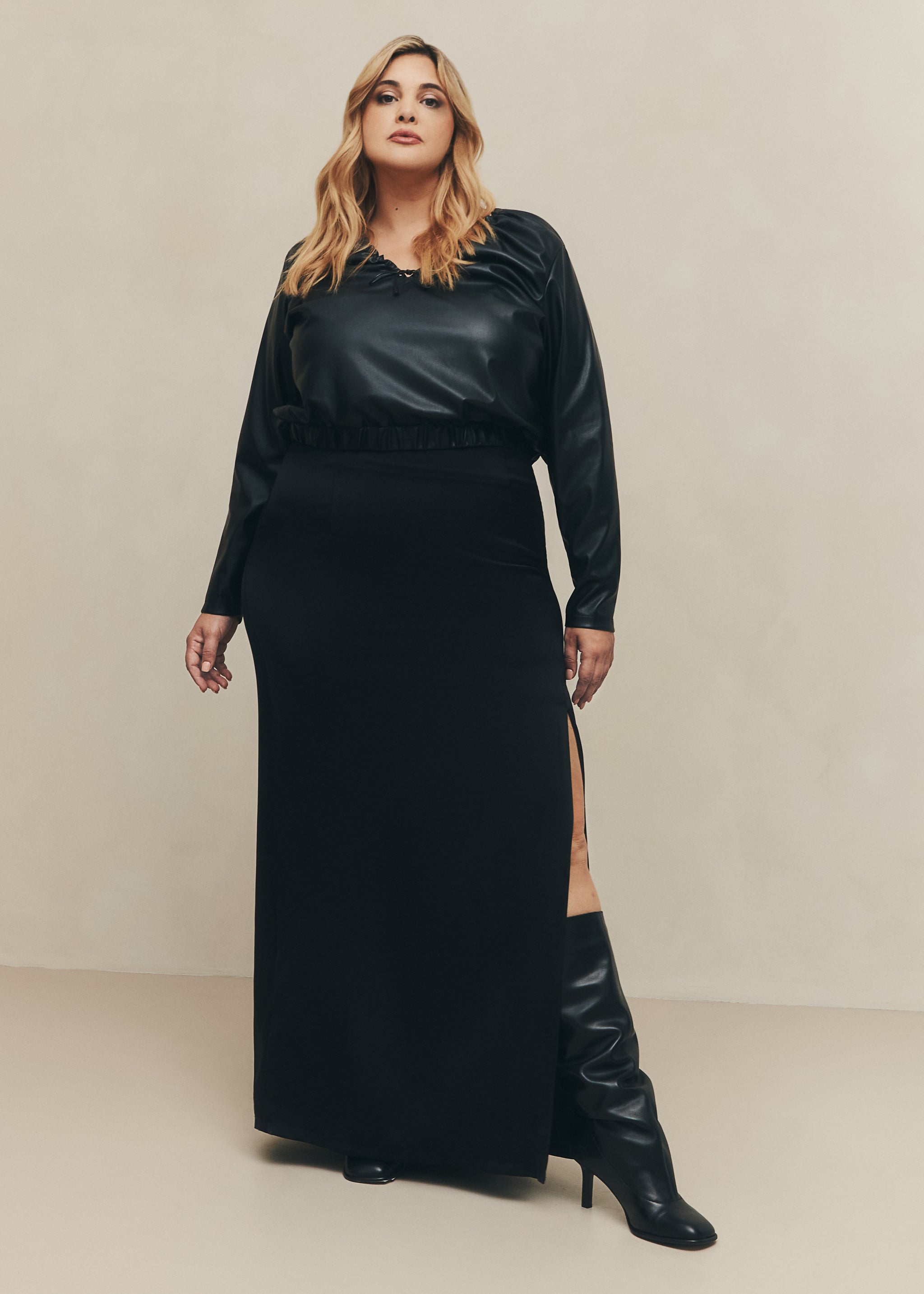 Satin Maxi Skirt