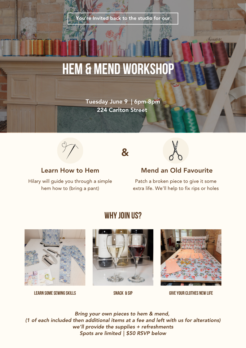 Hem & Mend Work Shop